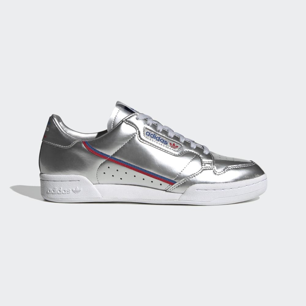 Originals Adidas Continental 80 Barbati Romania - Argintii Metal/Albi FW5350
